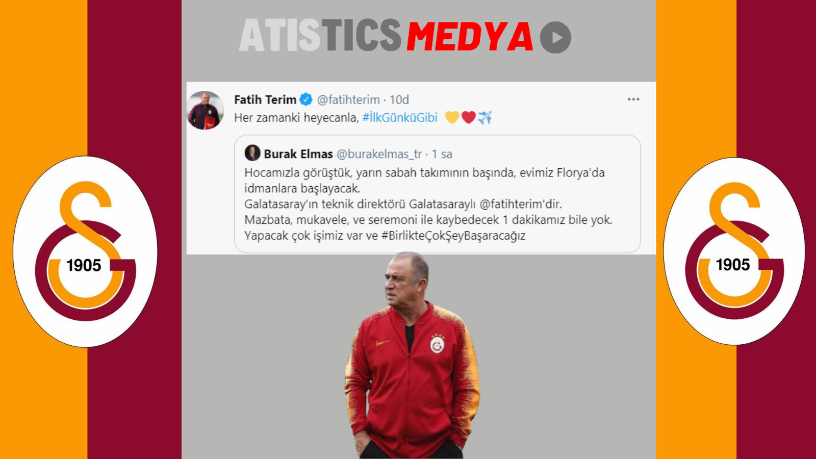 Fatih Terim'in mesajı!