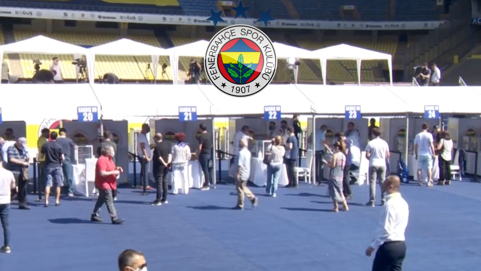 Fenerbahçe başkanlık seçimi için oy verme başladı!